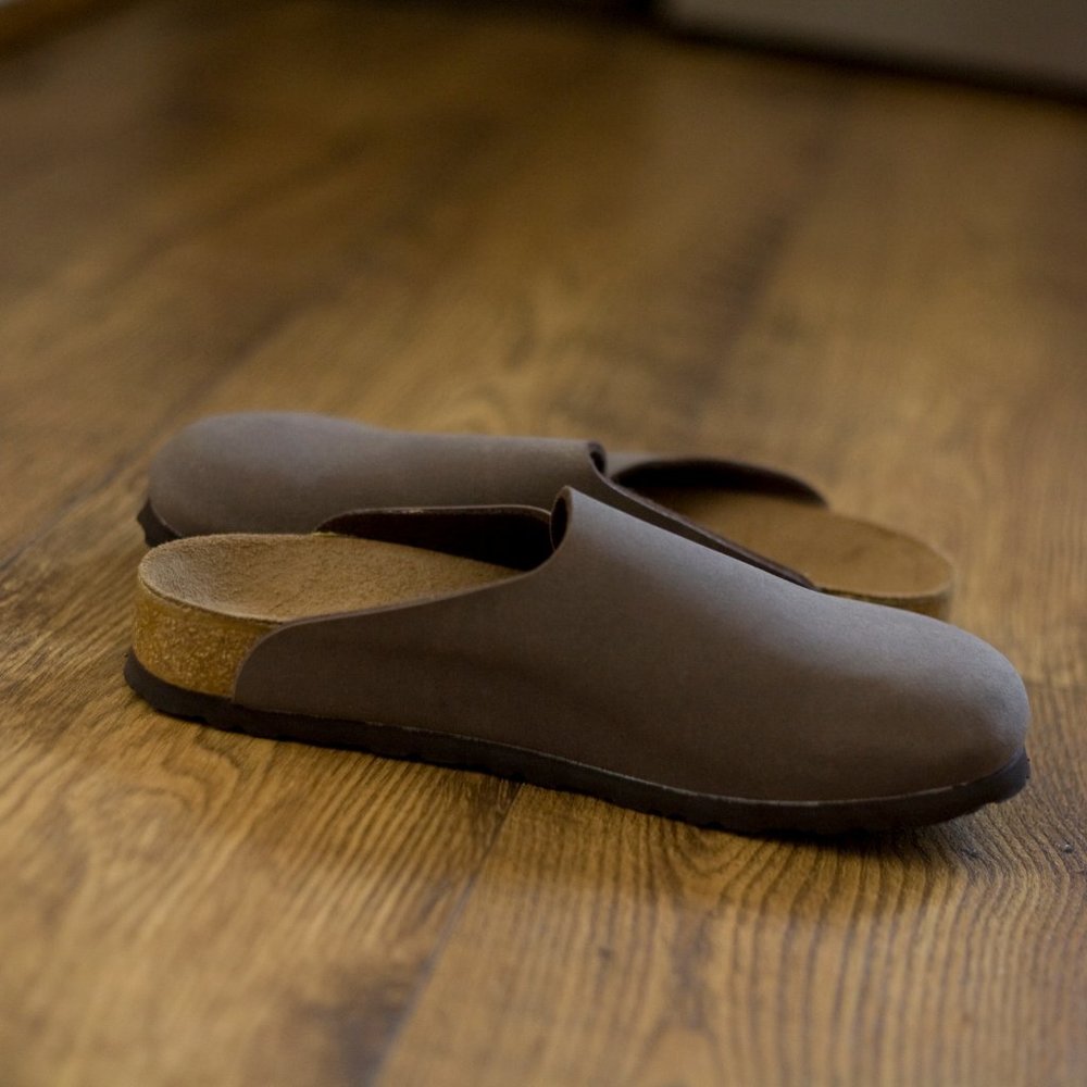 Birki's Birkenstock 250 L8 M6 39 Germany slip on clog neutral NWOT Birkibuc - Picture 7 of 10